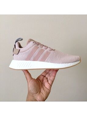 Adidas NMD R2 Ash Pearl Tan Khaki Sneakers
